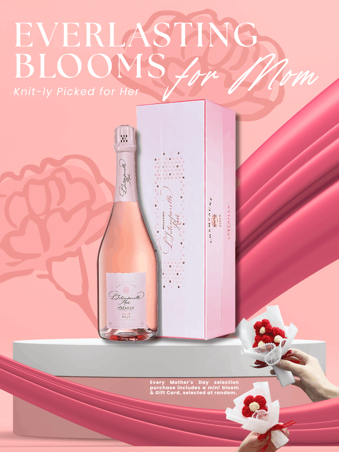 WineKin Everlasting Blooms for Mom