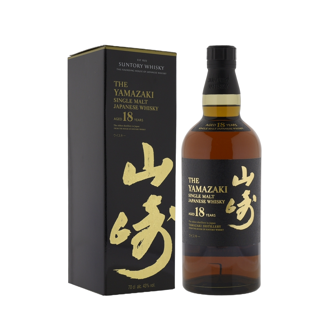 NV Yamazaki (Suntory), Single Malt 18YO 1x70cl