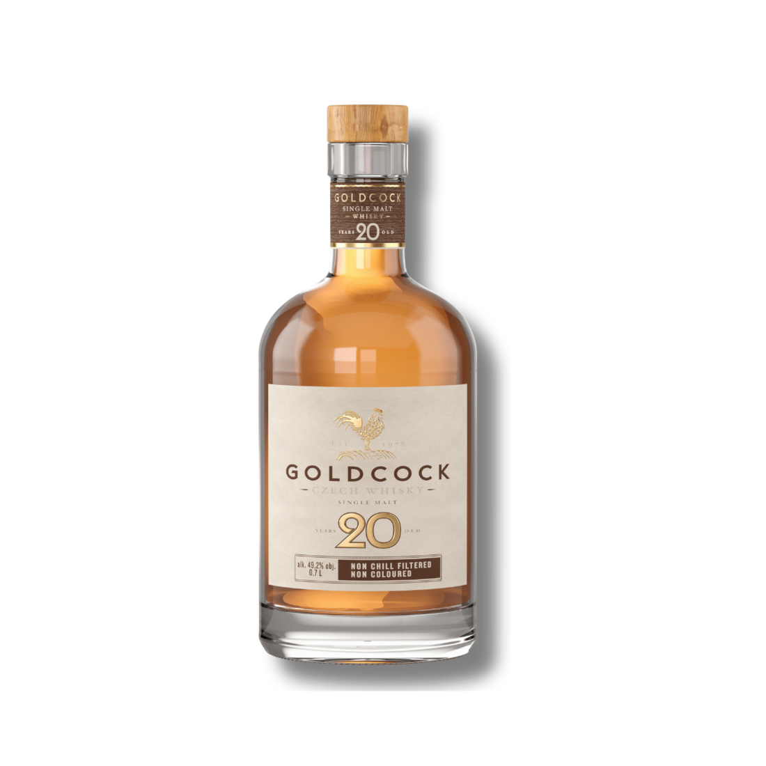 NV GOLDCOCK Single Malt 20 Years Old 1x70cl