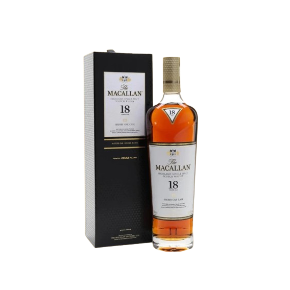 NV Macallan, Highland Single Malt Sherry Oak Cask 18YO Bottled 2022, Speyside 1x70cl