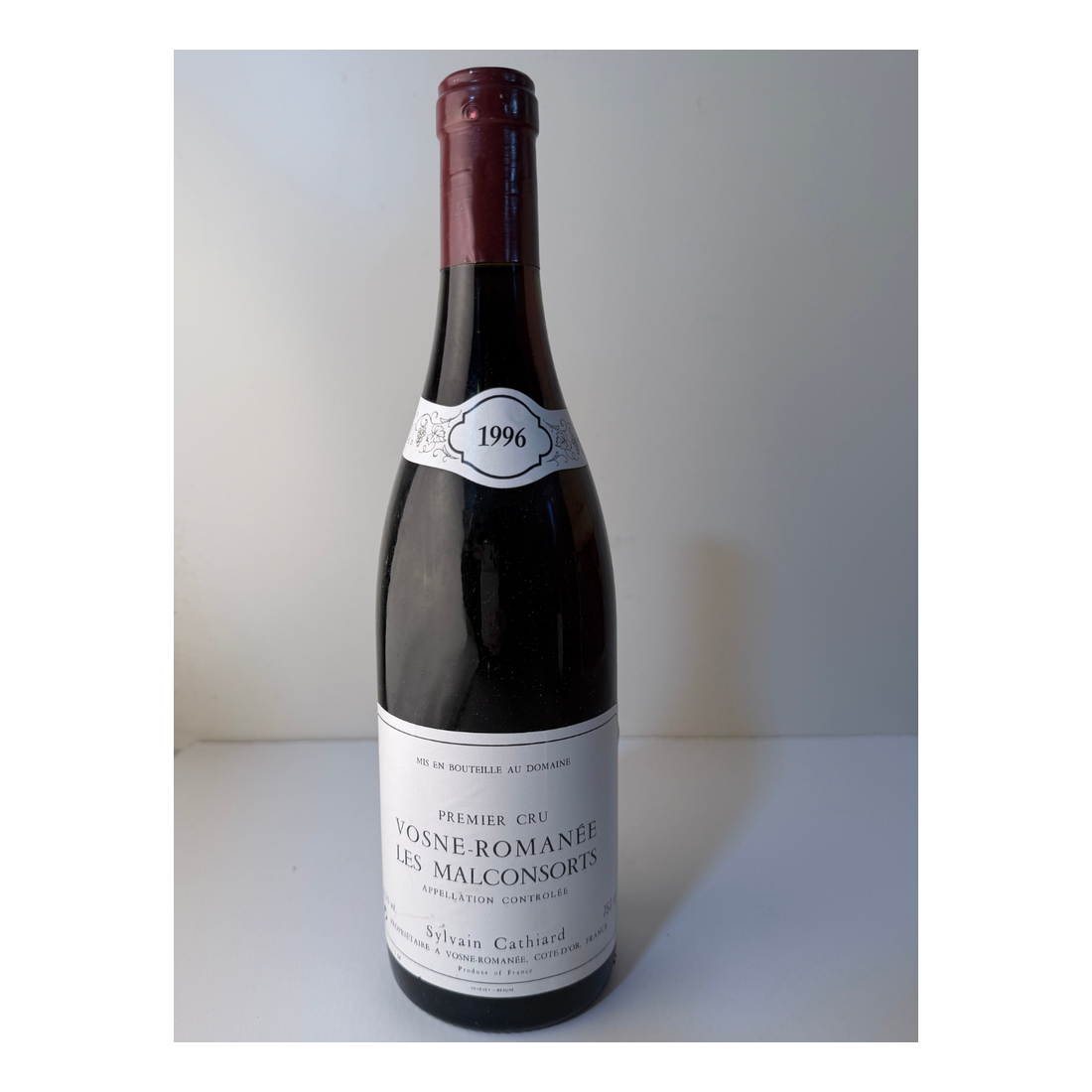 1996 Domaine Sylvain Cathiard, Vosne-Romanee Premier Cru, Aux Malconsorts 1x75cl
