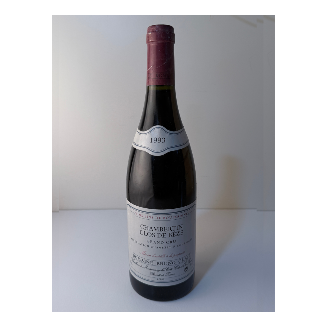 1993 Domaine Bruno Clair, Chambertin-Clos de Beze Grand Cru 1x75cl