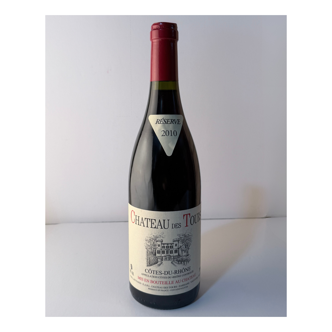 2010 Chateau des Tours, Cotes du Rhone, Rouge 1x75cl