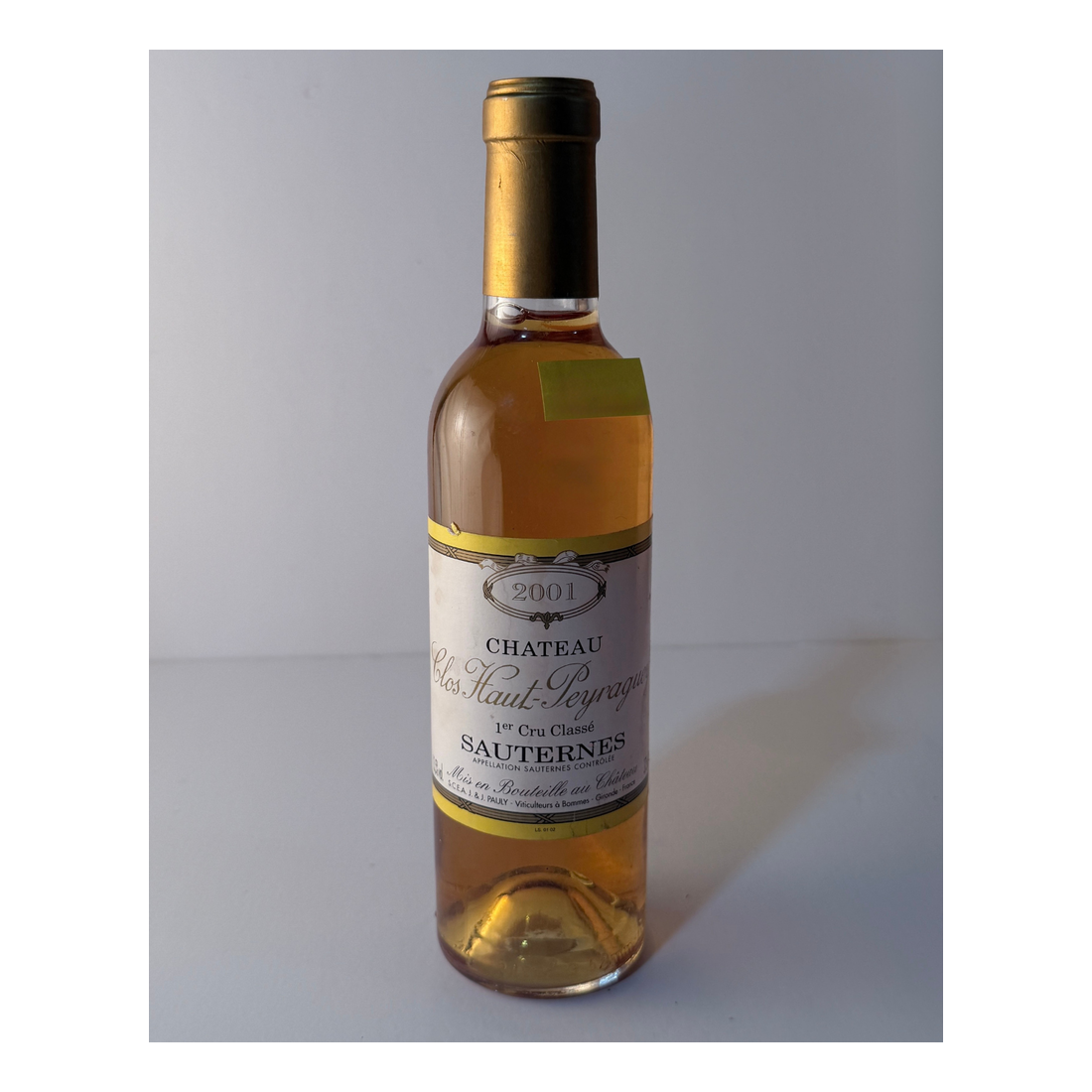 2001 Clos Haut-Peyraguey Premier Cru Classe, Sauternes 1x37.5cl