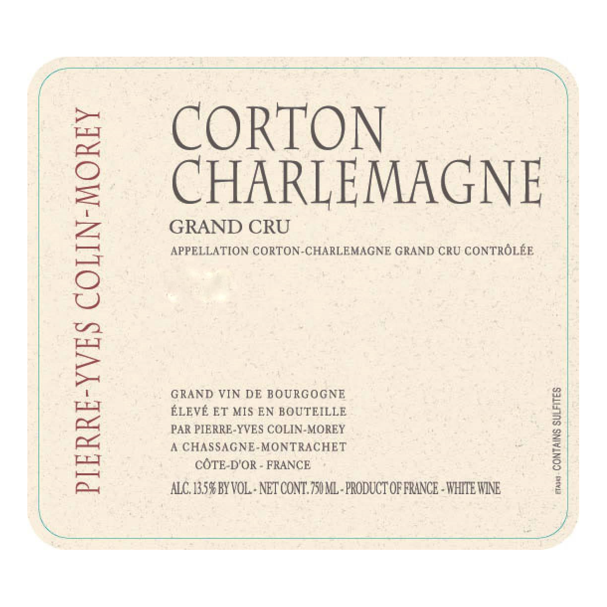 2019 Pierre-Yves Colin-Morey, Corton-Charlemagne Grand Cru 1x75cl