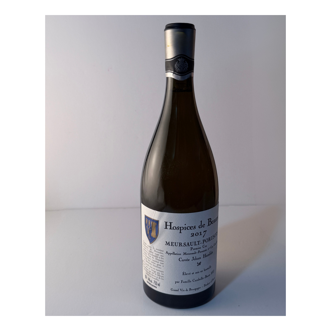 2017 Hospices de Beaune (Famille Carabello-Baum), Meursault Premier Cru, Porusot Cuvee Jehan Humblot 1x75cl